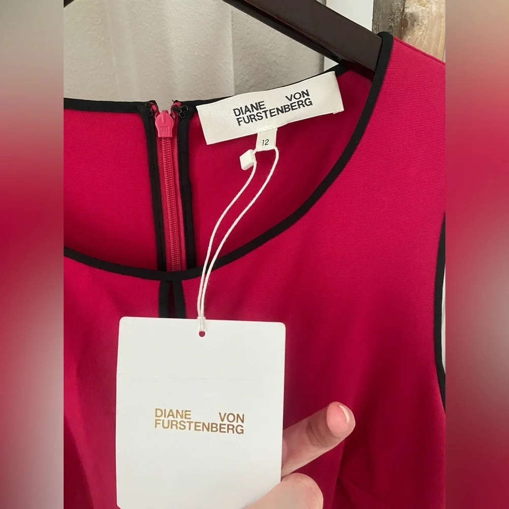 NWT - Diane Von Furstenberg - Bodice Mid Dress - Size 12 - Picture 3 of 5